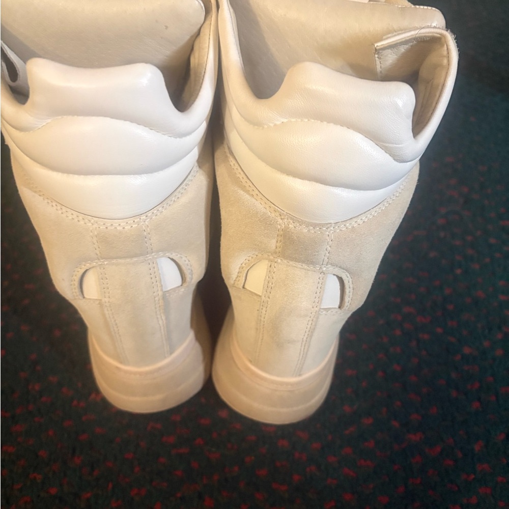 Isabel Marant Beige and White Wedge Sneakers only 650 - Picture 4 of 4